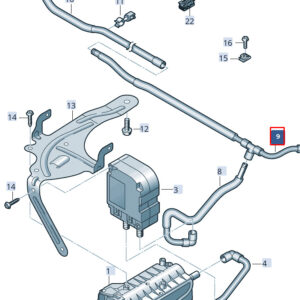 NEW AUDI A6 C8 AIR PIPE RHD 4K2820221