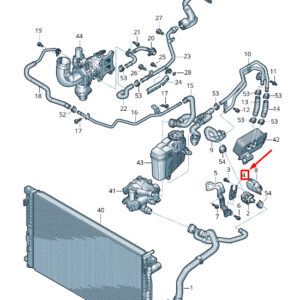 NEW AUDI A6 4A C8 ENGINE ADDITIONAL COOLANT PUMP BRACKET 4K0819147D