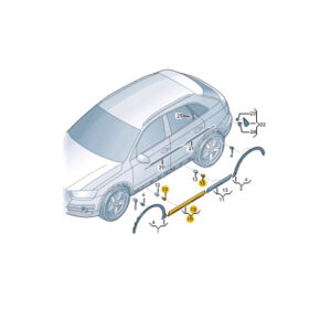 NEW AUDI Q3 8U FRONT LEFT DOOR LOWER MOLDING 8U0853959Q4U8