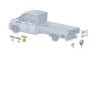 NEW VOLKSWAGEN CRAFTER SZ IMPACT FILM 7C085380301C