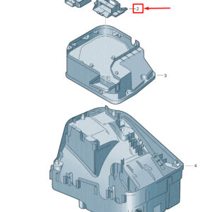 NEW VW TRANSPORTER VI T6 VOLTAGE STABILISER BRACKET 7E0971502B