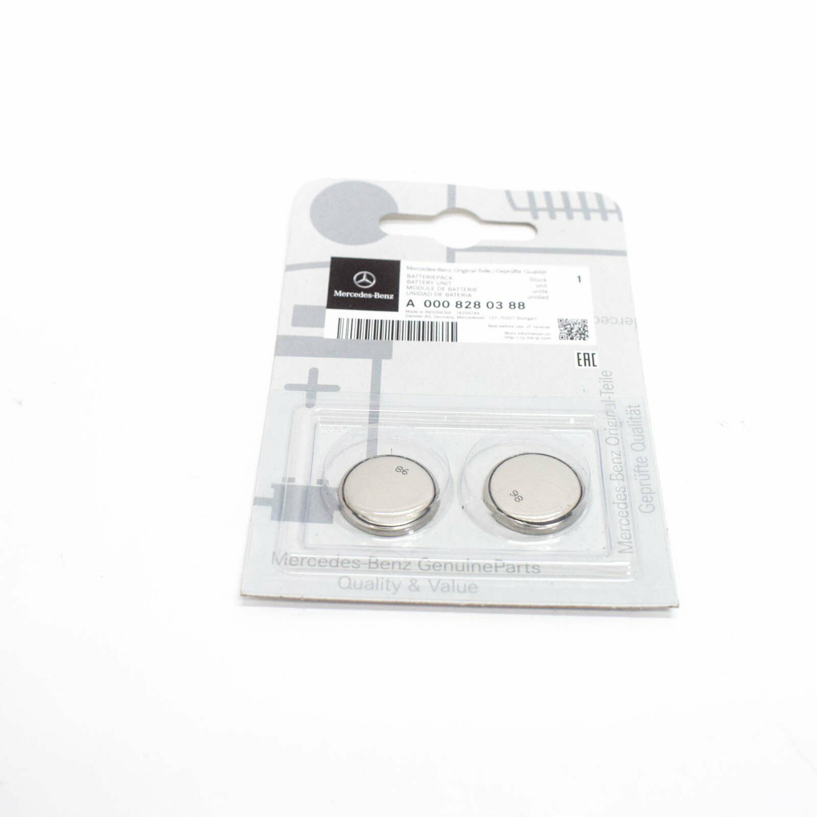 NEW MERCEDES-BENZ CONTROL REMOTE KEY FOB BATTERY PACK A0008280388 ORIGINAL 1 NEW MERCEDES-BENZ CONTROL REMOTE KEY FOB BATTERY PACK A0008280388 ORIGINAL