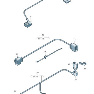 NEW AUDI RS3 ROOF WIRING HARNESS 8V0971100A
