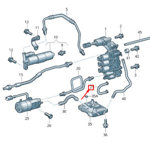 NEW VOLKSWAGEN CRAFTER 2F MK1 GEARBOX HYDRAULIC LINE 0B8325591A