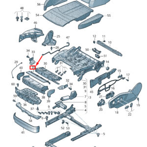 NEW AUDI Q7 4M FRONT SEAT ADJUSTMENT COVER 4M0881152
