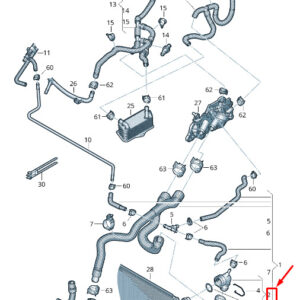 NEW VW SHARAN 7N QUICK ACTING COUPLING 5N0122291P