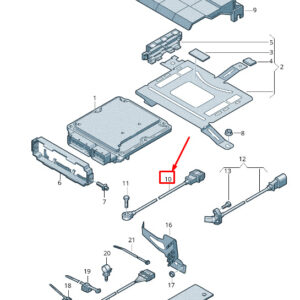 NEW AUDI RSQ3 8U KNOCK SENSOR WITH WIRING HARNESS 07K905377K