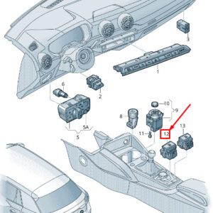 NEW AUDI Q2 GA PARKING BRAKE BUTTON LHD 8V1927225C