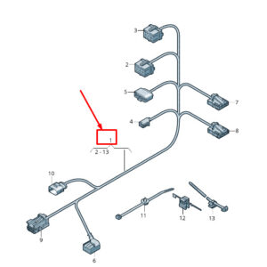 NEW AUDI A6 4A C8 CENTRE CONSOLE WIRING HARNESS LHD 4K1971685A