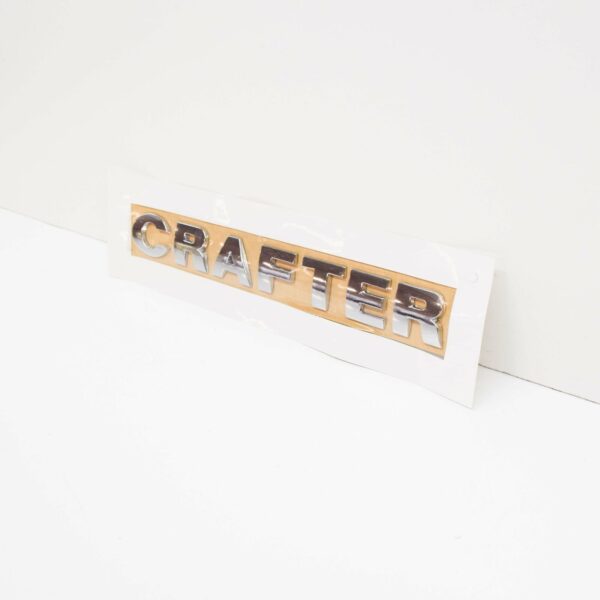 NEW VW CRAFTER MK1 2E REAR CHROME INSCRIPTION EMBLEM BADGE 2E3853687