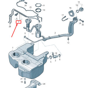 NEW VW CADDY IV SA MK6 FUEL LINE 2K5201329C