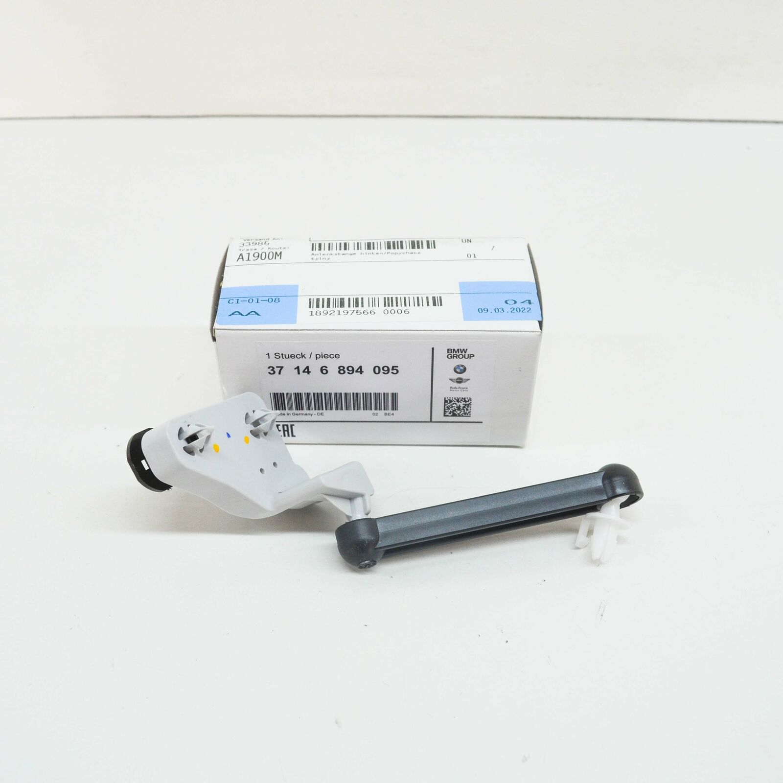NEW BMW 3 G20 FRONT HEADLIGHT HEIGHT SENSOR LEVER ROD 37148851844 ORIGINAL 1 NEW BMW 3 G20 FRONT HEADLIGHT HEIGHT SENSOR LEVER ROD 37148851844 ORIGINAL