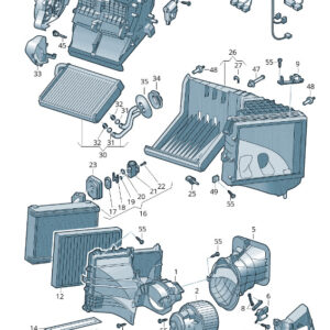 NEW VW TRANSPORTER VI T6 BLOWER MOTOR COVER RHD 7E6820057A