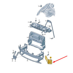 NEW VOLKSWAGEN ID.4 E21 LEFTTHROTTLE CONTROL ELENENT 11A806909