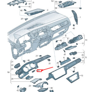 NEW VW TOURAN 5T TRIP RECORDER KM/MILES KNOB 5TA919069LKT