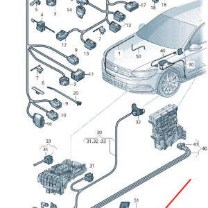 NEW VOLKSWAGEN ARTEON 3H7 WIRING HARNESS EARTH LINE 3G0971093