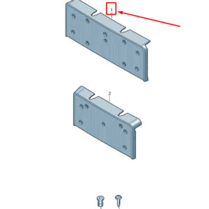 NEW AUDI Q7 4M FRONT BUMPER LICENSE PLATE HOLDER 4M0807287K9B9
