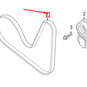 NEW VOLKSWAGEN ARTEON 3H7 V-RIBBED BELT 06Q903137A