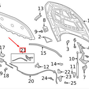 NEW VOLKSWAGEN ARTEON 3H7 RIGHT SIDE HOOD LOCK 3G8823508C