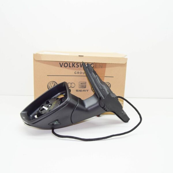 NEW SKODA OCTAVIA 5E MK3 FRONT LEFT SIDE WING MIRROR LHD 5E1857507AE ORIGINAL - Image 2