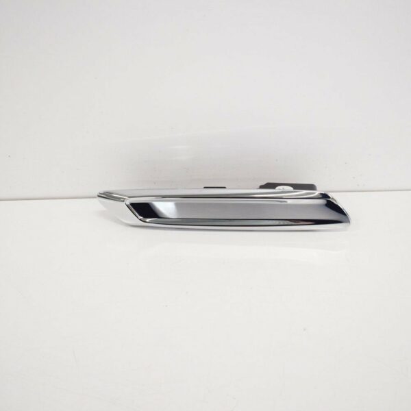 NEW BMW F10 EXTERIOR FRONT FENDER TRIM CHROMED LEFT 51137336645 7336645 ORIGINAL - Image 2