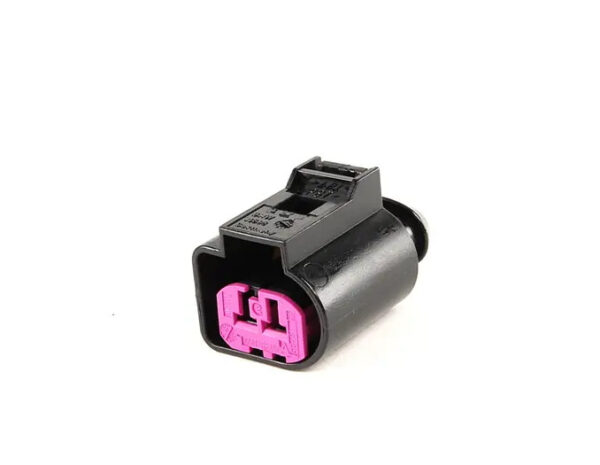 NEW AUDI A3 8P ALTERNATOR FLAT CONNECTOR HOUSING 2 PIN 1J0973772 ORIGINAL - Image 2