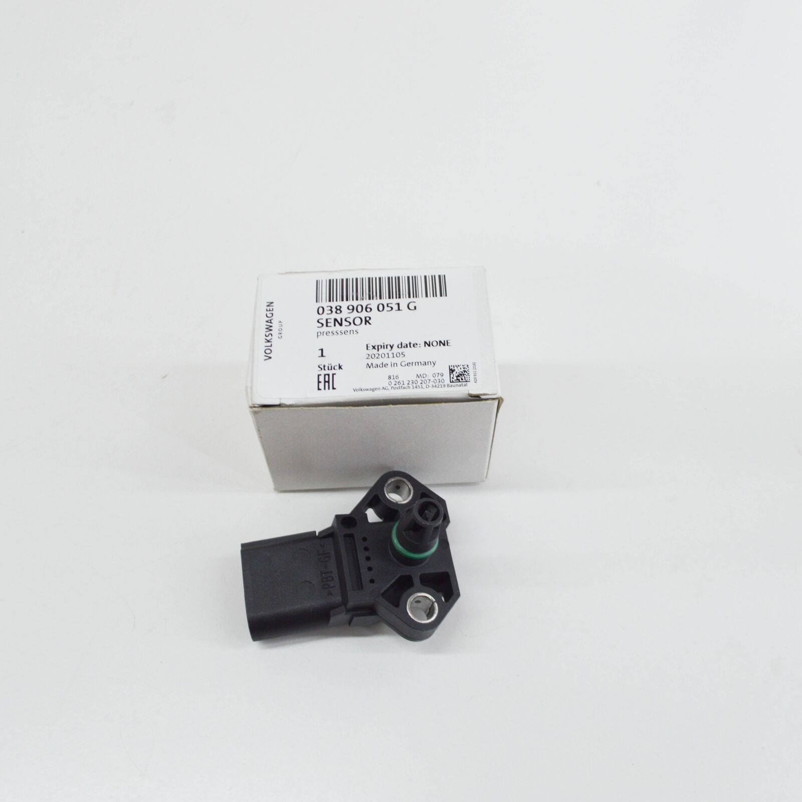 NEW AUDI A4 B8 MAP PRESSURE SENSOR 038906051G ORIGINAL 2 NEW AUDI A4 B8 MAP PRESSURE SENSOR 038906051G ORIGINAL - Image 2