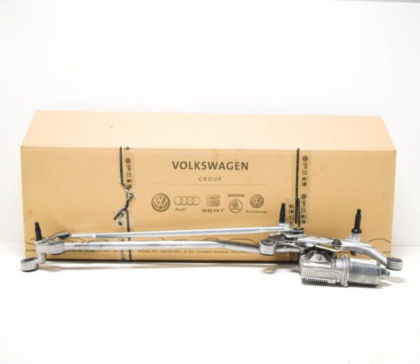 NEW AUDI Q7 4L FRONT WINDSCREEN LINKAGE W/MOTOR LHD 4L1955023F ORIGINAL - Image 2