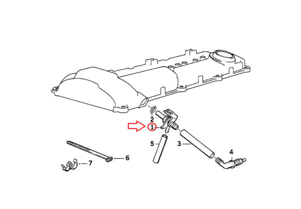 NEW BMW 3 E36 PCV VALVE 11151703710 1703710 - Image 2