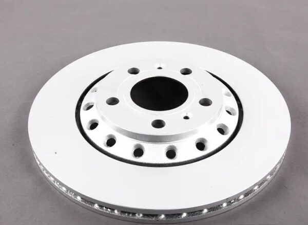 NEW AUDI A8 D3 REAR VENTED BRAKE DISC 4E0615601K ORIGINAL - Image 2