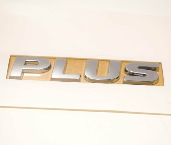 NEW VOLKSWAGEN GOLF PLUS REAR CHROME PLUS INSCRIPTION 5M0853675J739 - Image 2
