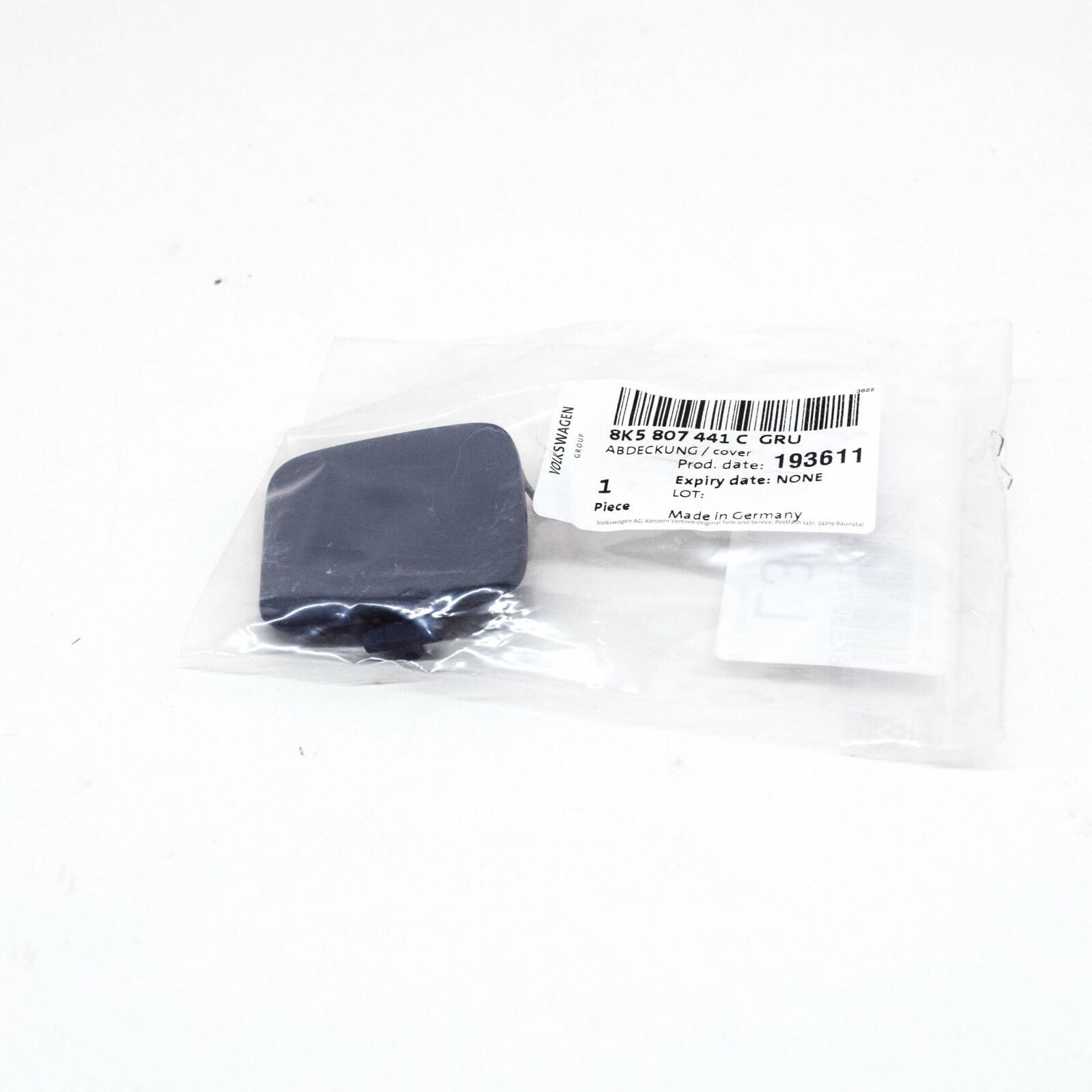 NEW AUDI A4 B8 REAR BUMPER TOW HOOK EYE COVER 8K5807441CGRU ORIGINAL 2 NEW AUDI A4 B8 REAR BUMPER TOW HOOK EYE COVER 8K5807441CGRU ORIGINAL - Image 2