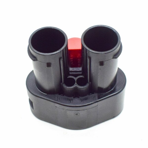 NEW VW TOUAREG 7P RADIATOR FAN FLAT CONTACT HOUSING 4PIN 7H4906234 ORIGINAL - Image 2
