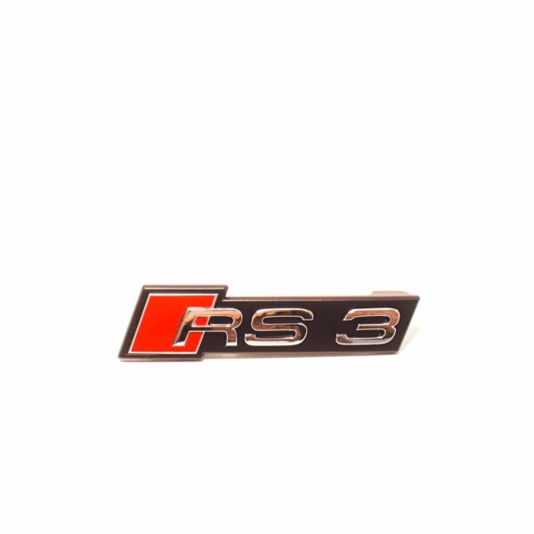 NEW AUDI RS3 8V FRONT BUMPER GRILLE EMBLEM RS BADGE 8V5853736B 2ZZ - Image 2