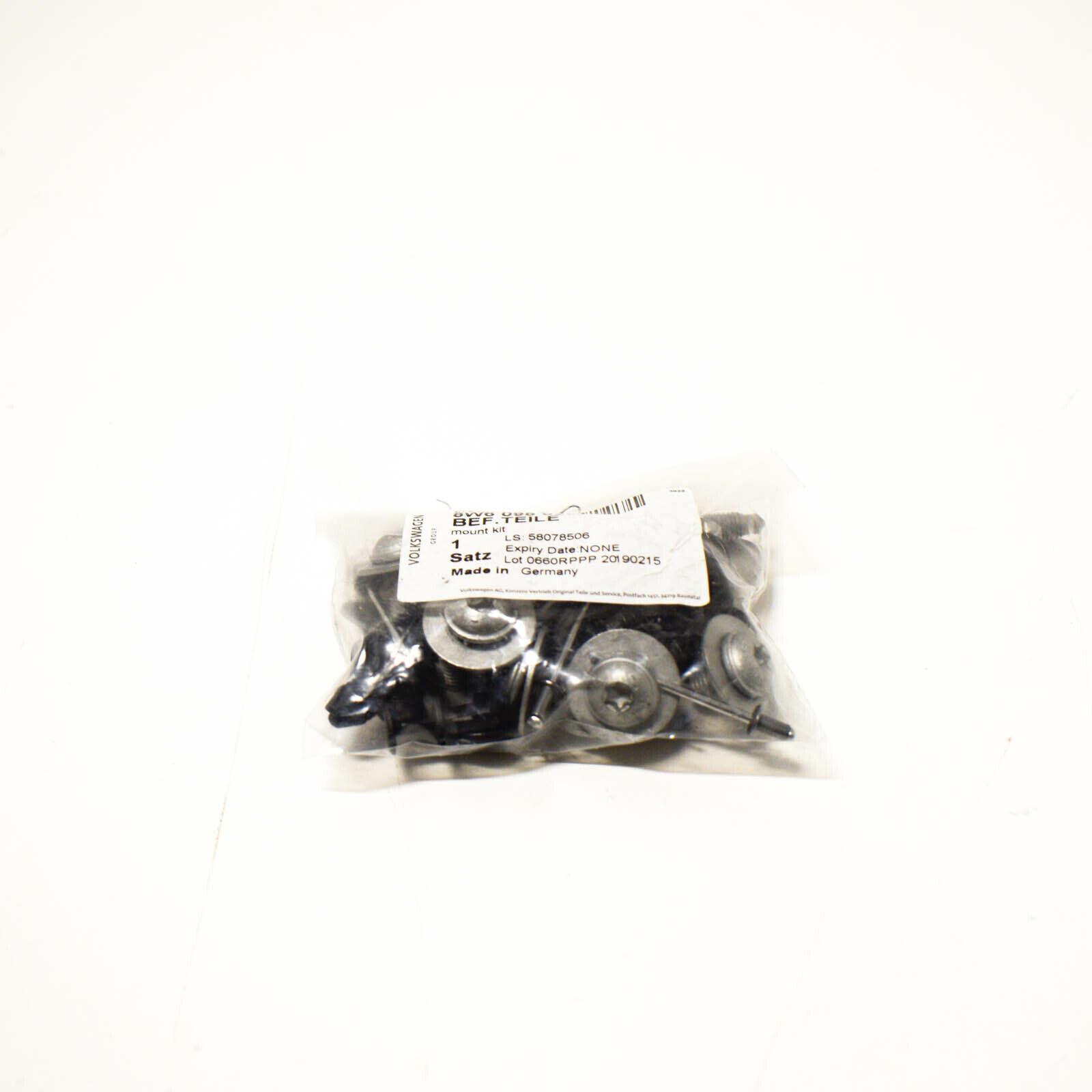 NEW AUDI A5 8W6 FRONT FENDER HARDWARE KIT 8W6098625 ORIGINAL 2 NEW AUDI A5 8W6 FRONT FENDER HARDWARE KIT 8W6098625 ORIGINAL - Image 2