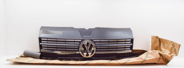 NEW VOLKSWAGEN TRANSPORTER T6 FRONT BUMPER RADIATOR GRILLE 7E0853651A ORIGINAL - Image 2