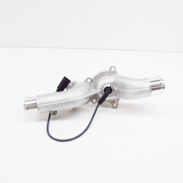 NEW VW TOUAREG 7L COOLANT REGULATOR HOUSING WITH THERMOSTAT 07Z121111 ORIGINAL - Image 2