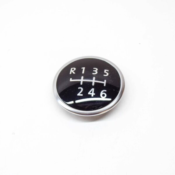 NEW VW TRANSPORTER T5 6 SPEED GEAR SHIFT KNOB BADGE 7E0711144AHB5 ORIGINAL - Image 2