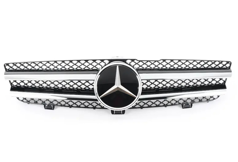 NEW MERCEDES-BENZ CLS C219 AMG FRONT RADIATOR GRILLE A2198801483 ORIGINAL 2 NEW MERCEDES-BENZ CLS C219 AMG FRONT RADIATOR GRILLE A2198801483 ORIGINAL - Image 2