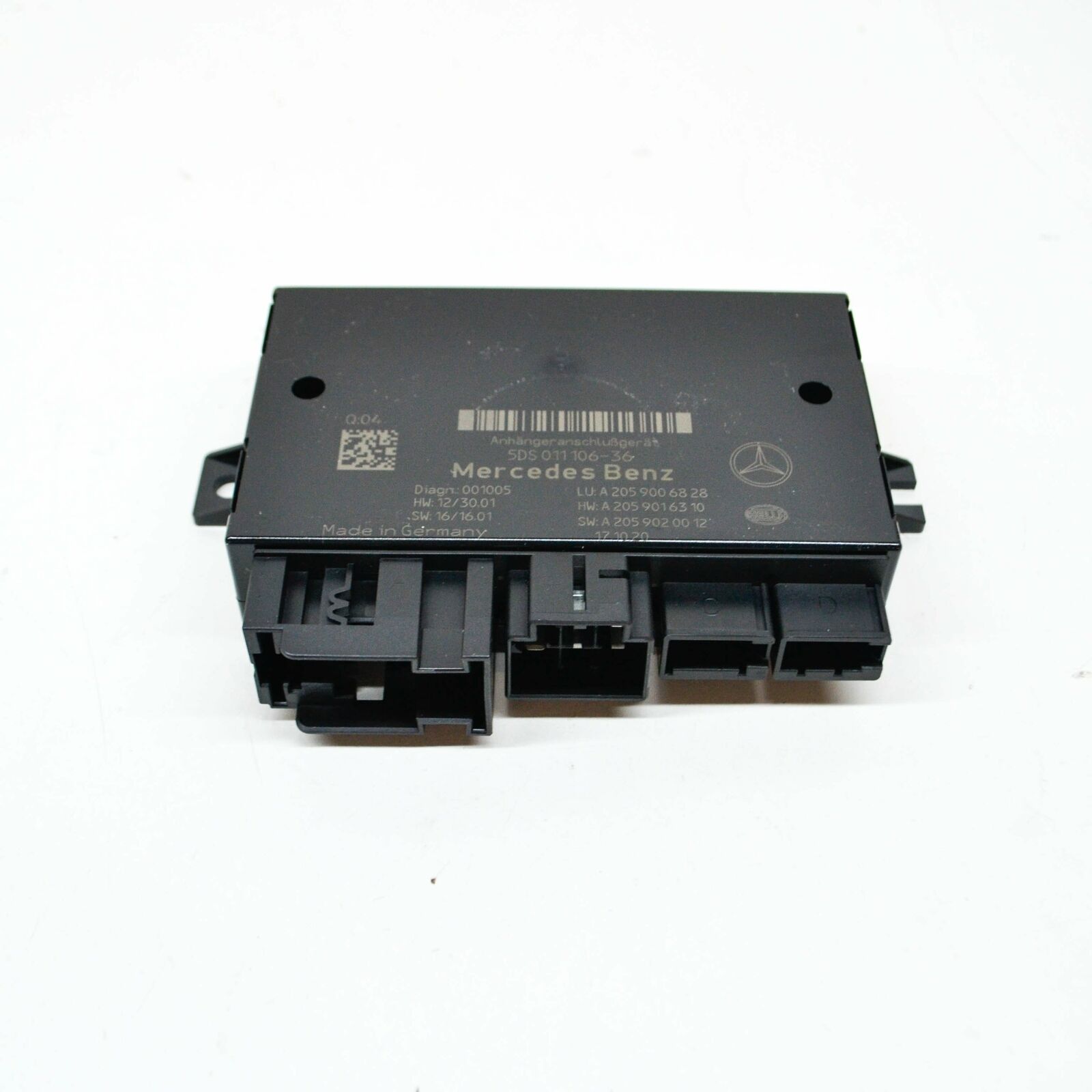 NEW MERCEDES-BENZ C W205 TOW HOOK CONTROL UNIT A2059006828 2 NEW MERCEDES-BENZ C W205 TOW HOOK CONTROL UNIT A2059006828 - Image 2