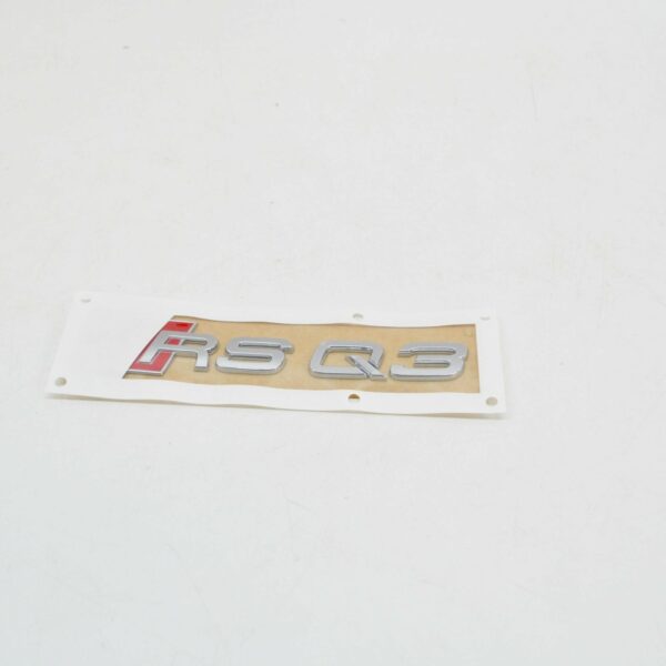 NEW AUDI Q3 8U RS REAR TRUNK BOOT LID EMBLEM BADGE 8U0853740 - Image 2