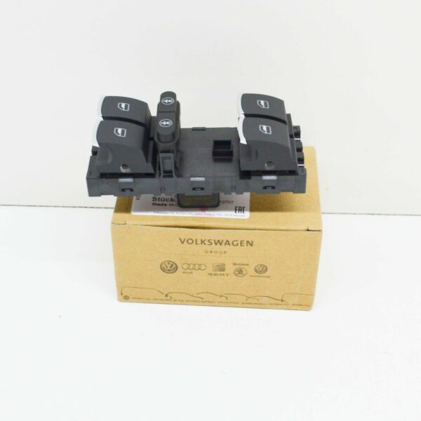 NEW VW TOURAN 1T MK1 FRONT LEFT DOOR WINDOW SWITCH LHD 7P6959857 - Image 2