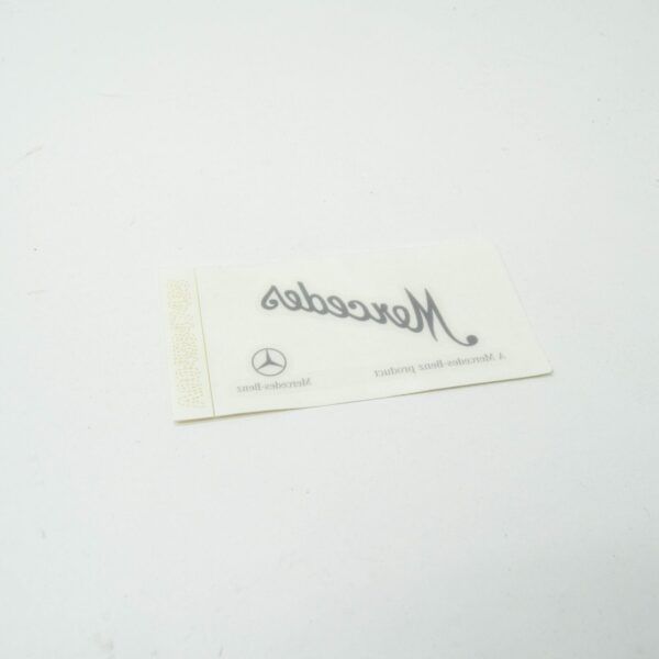 NEW MERCEDES-BENZ E W211 B-PILLAR NEAR MODEL PLATE STICKER A0045847438 ORIGINAL - Image 2