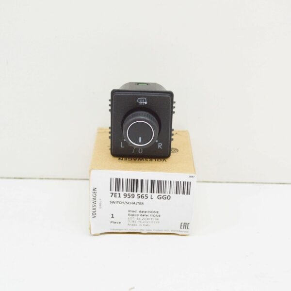 NEW VW TRANSPORTER T6 ELECTRIC MIRROR SWITCH BUTTON LHD 7E1959565LGGO - Image 2