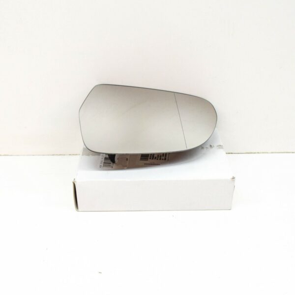 NEW AUDI A3 8P FRONT LEFT DOOR MIRROR GLASS WITH PLATE 4F0857535AF - Image 2