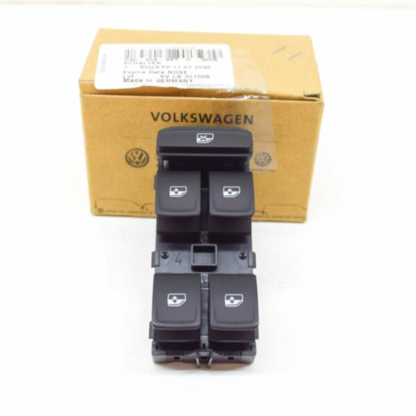NEW VW ARTEON FRONT LEFT DOOR WINDOW CONTROL SWITCH LHD 5G0959857DWHS - Image 2