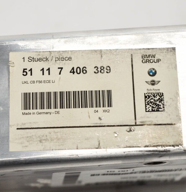 NEW MINI F55 FRONT LEFT REINFORCEMENT BRACKET BAR IMPACT 51117406389 ORIGINAL - Image 2