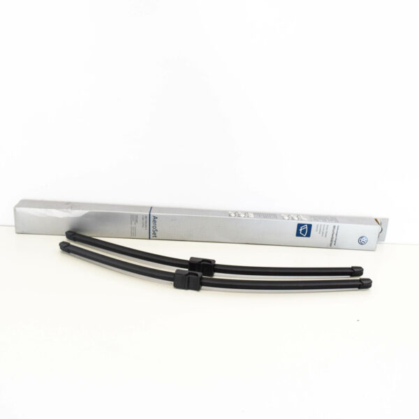 NEW VOLKSWAGEN PASSAT 3B FRONT WINDSCREEN AERO WIPER BLADES SET LHD 3B0998002A - Image 2