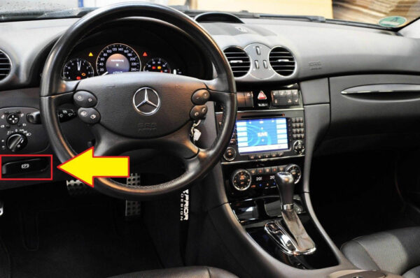 NEW MERCEDES-BENZ C W203 CLK W209 PARKING BRAKE RELEASE A20342706207C45 - Image 2