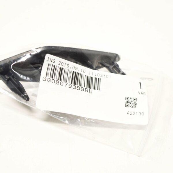 NEW VW PASSAT B8 FRONT BUMPER HEADLIGHT WASHER COVER RIGHT 3G0807938GRU ORIGINAL - Image 2